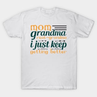 I Went From Mom Bruh Funny Mother's Day for Mom Wife T-Shirt